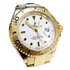 ROLEX Yellow Gold Yacht-Master Wristwatch