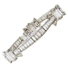 Baguette Diamond Bow Bracelet 5