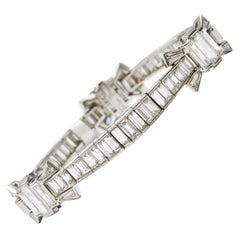 Baguette Diamond Bow Bracelet