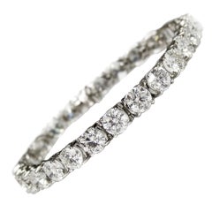 Important 21.15 Carat Diamond Tennis Bracelet