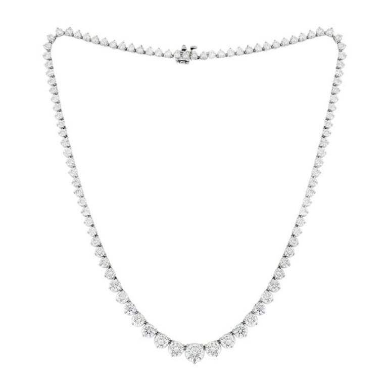 Classic Diamond Riviera Necklace