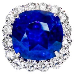 Incredible 37.48 Carat Ceylon Sapphire Ring