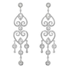 Extraordinary Filigree Earrings Vintage Extraordinary Filigree Earrings