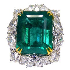 Natural GIA Certified Emerald Ring