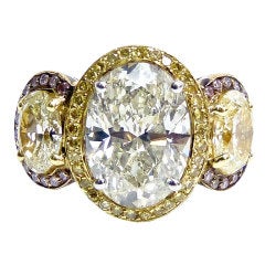 Oval Shaped Diamond Ring