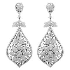 Diamond Flower Earrings 11