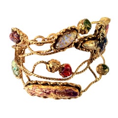 CHRISTIAN LACROIX Gilt Cuff 1990s