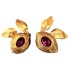 CHRISTIAN LACROIX Ear Clips 1990s Vintage CHRISTIAN LACROIX Ear Clips 1990s