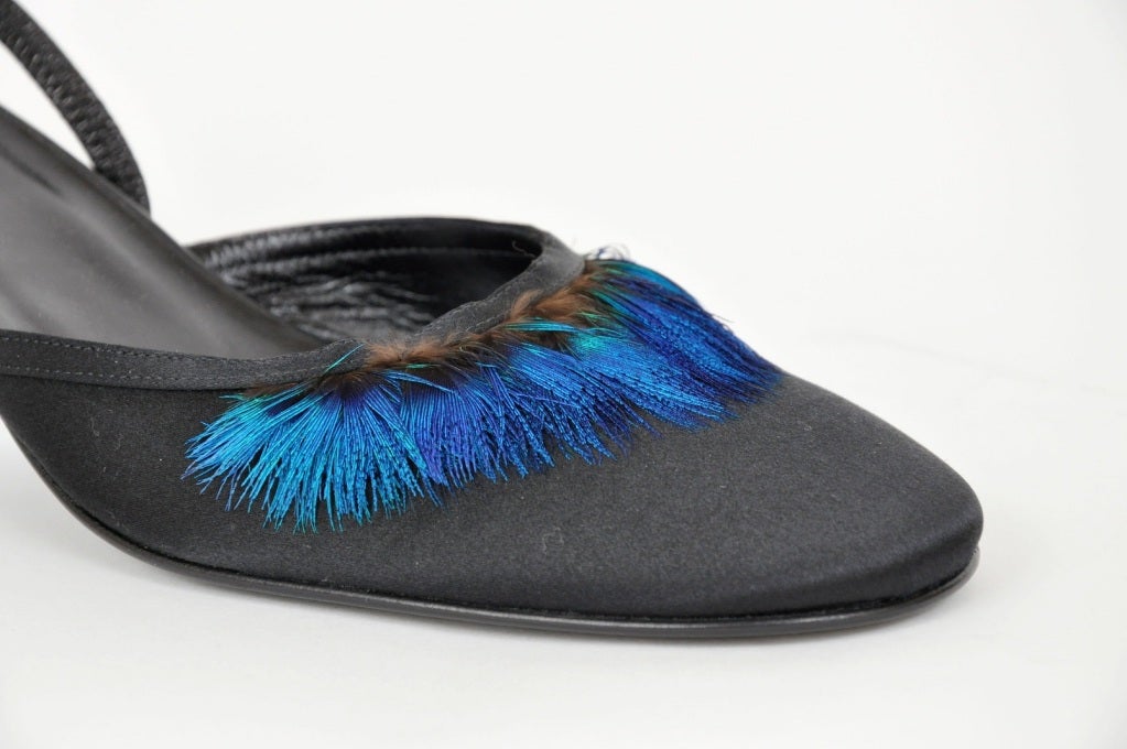 gucci feather shoes