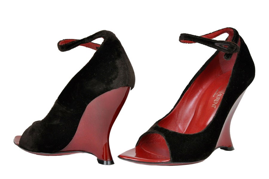 Tom Ford for YSL wedge shoes at 1stdibs