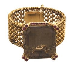 Fabulous 40's Boxed Bracelet and Pin