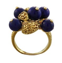 Van Cleef & Arpels Lapis Lazuli & 18K Gold Ring