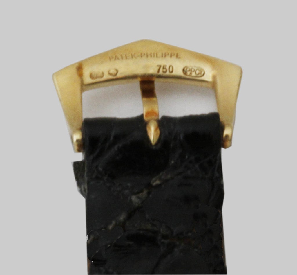 Patek Philippe Yellow Gold Calatrava Wristwatch for Tiffany & Co 1