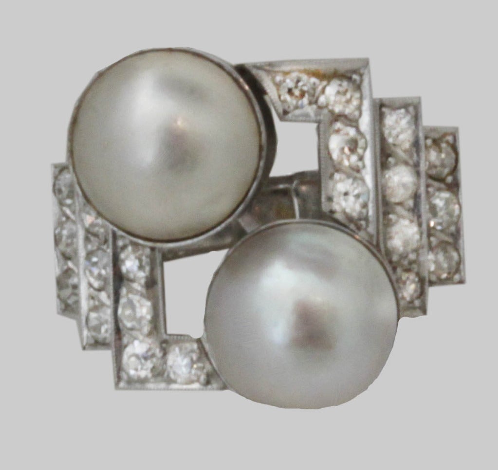 Women's Rare Interchangeable Edwardian Diamond Platinum Drop Earrings