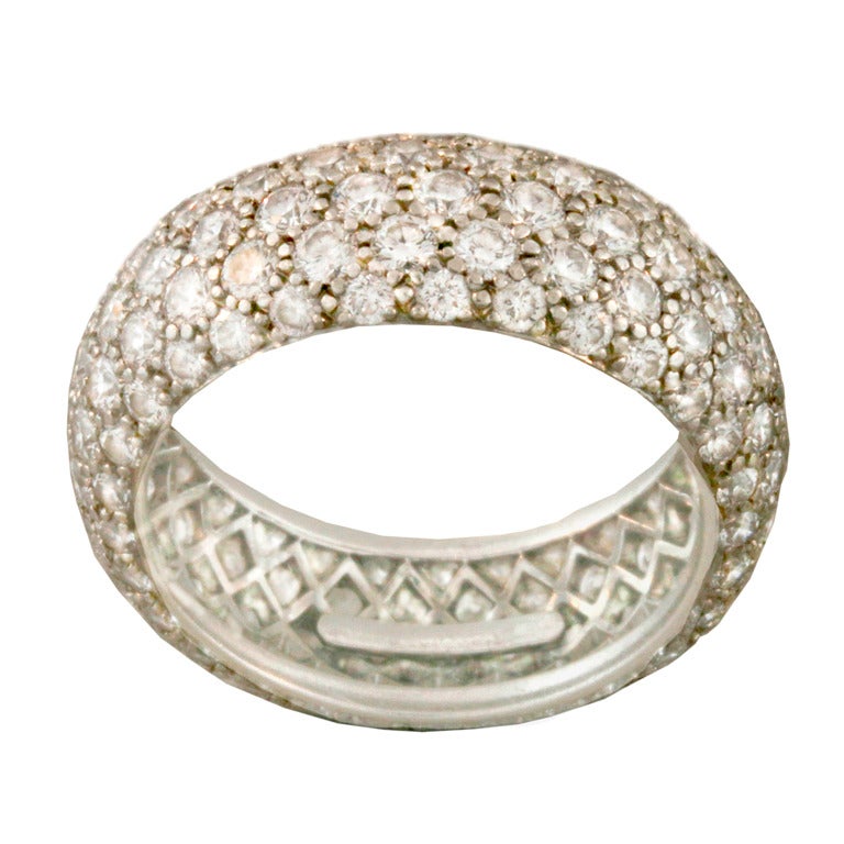 TIFFANY & CO. "Etoile"  Eternity Diamond Band For Sale