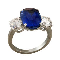 Ceylon Sapphire Diamond Ring Ceylon Sapphire Diamond Ring
