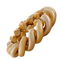 BUCCELLATI Unusual Two-Tone Gold Bracelet