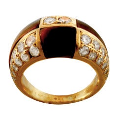 VAN CLEEF & ARPELS Tigers Eye Diamond Ring