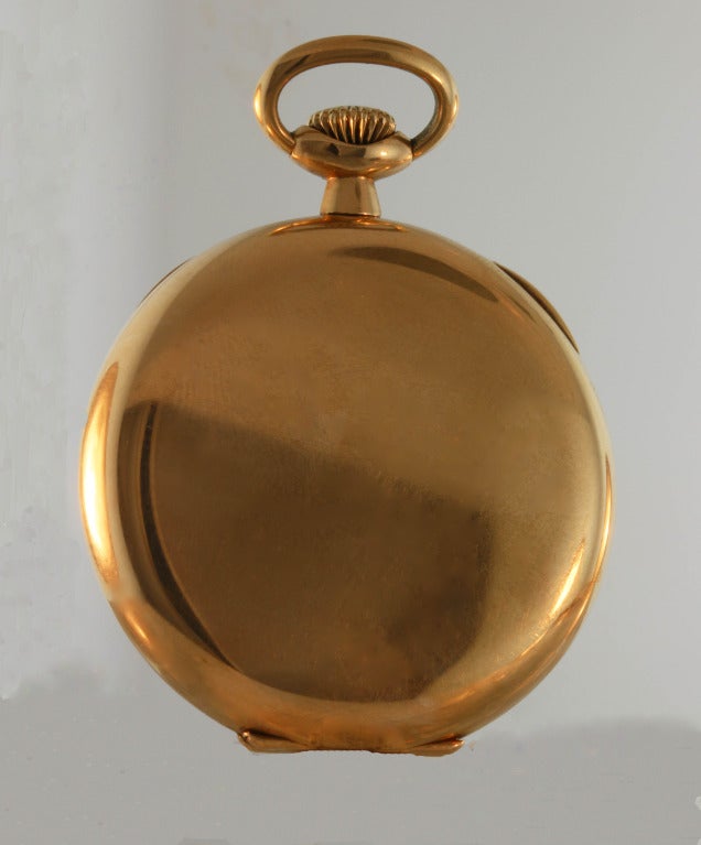 Victorian Vacheron & Constantin Yellow Gold Open Face Pocket Watch with Chain
