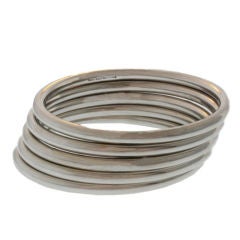 Tiffany 
Co. set of gold bangle bracelets