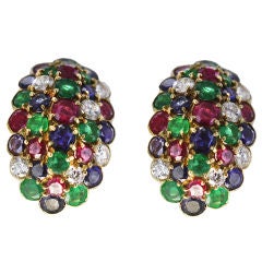 VAN CLEEF & ARPELS Precious Stone Earrings