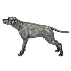 BUCCELLATI Sterling Silver Setter Figurine