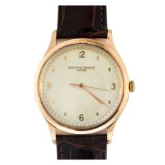 VACHERON & CONSTANTIN Retro Pink Gold Wristwatch