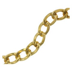 Gold Oval Link Bracelet