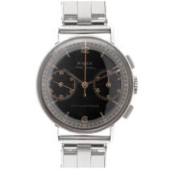 ROLEX Extremely Rare Early Black Dial Chronograph