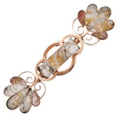 California Gold Quartz Bar Pin 7