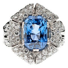 Sapphire 
Diamond Designer GHION Ring