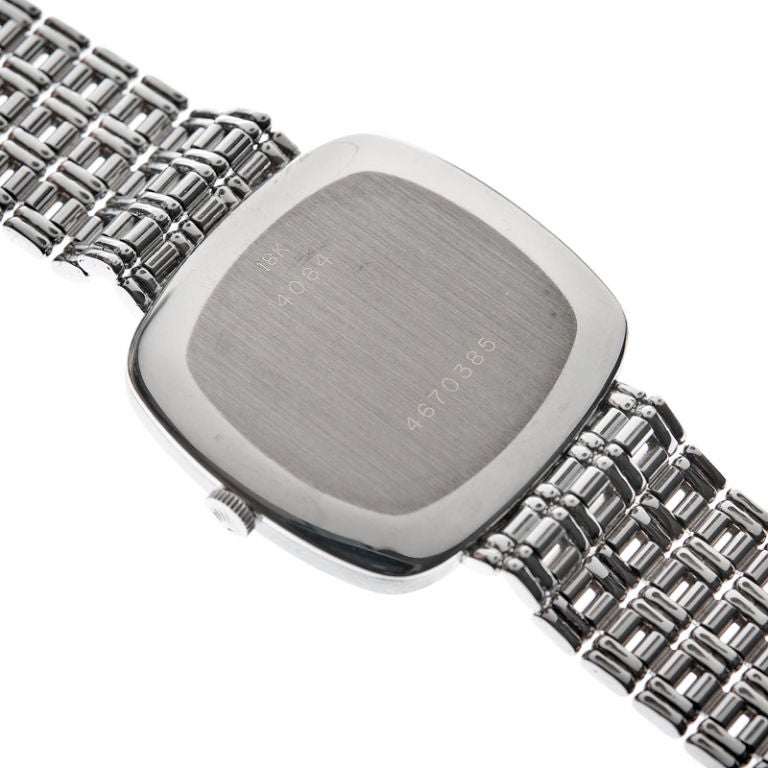 Women's ROLEX Extremely Rare All-Original Diamond & White Gold Watch