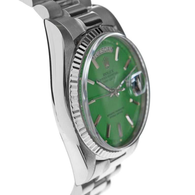 rolex zifferblatt grün