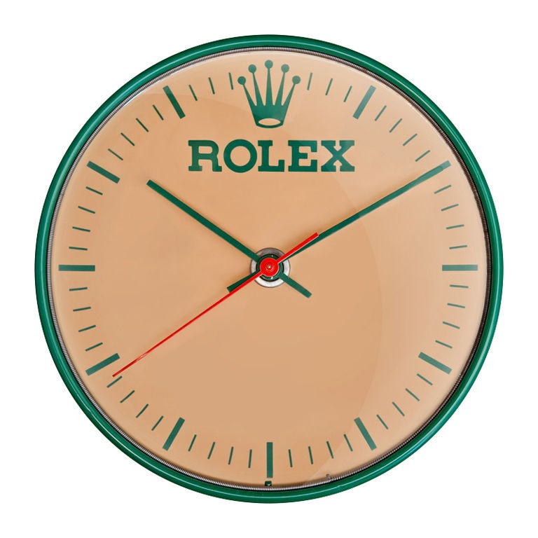 rolex clock for wall