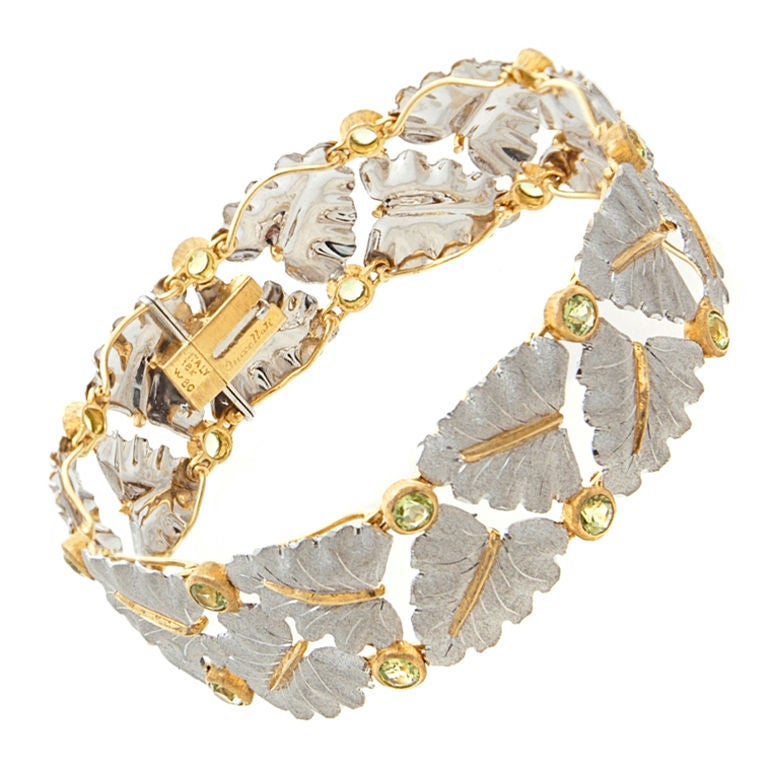 Buccellati Peridot Bracelet at 1stDibs