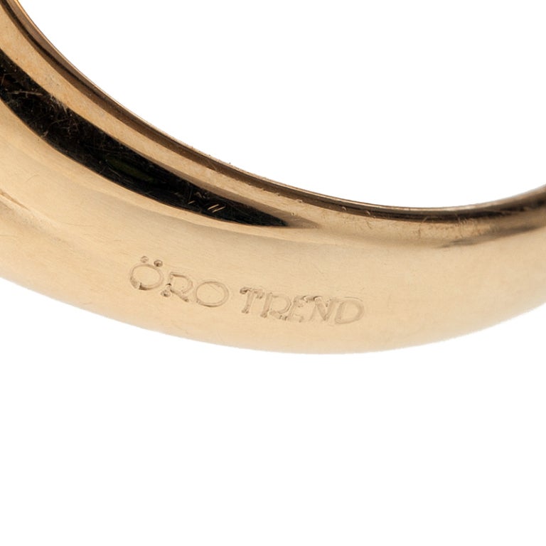 Women's Oro Trend Diamond Gold Ring