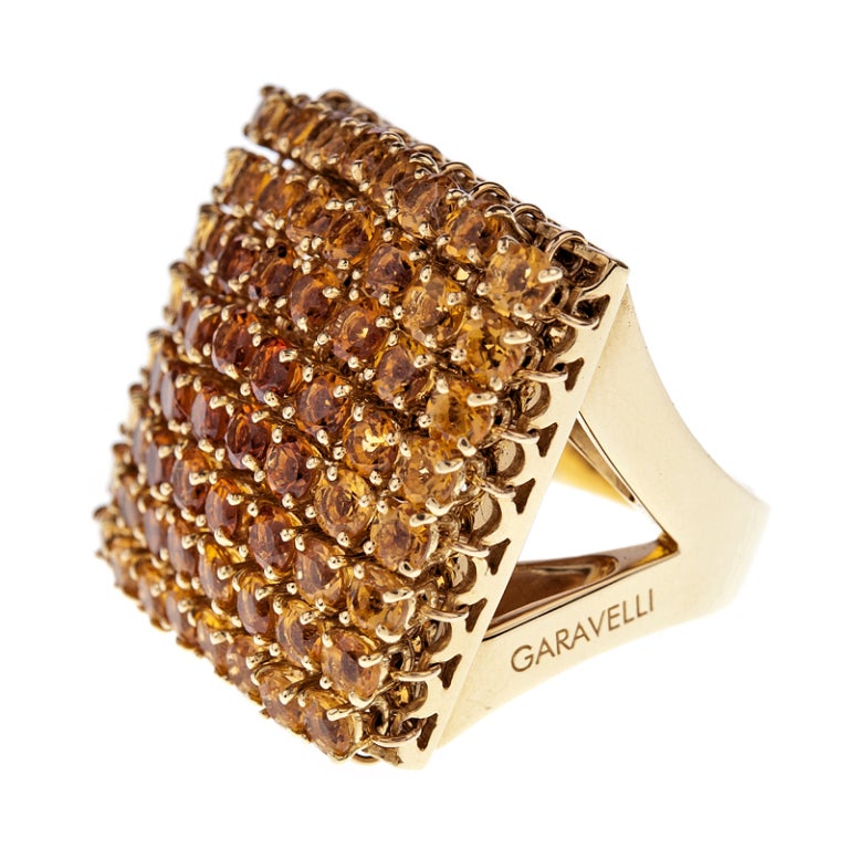Garavelli Gold "En Tremblant" Designer Ring