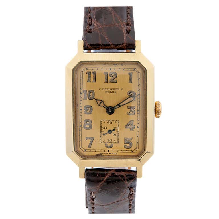 ROLEX 1930s Rare Art Deco Octagonal Wristwatch at 1stDibs | art deco ...
