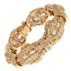 Hammerman Bros. 12.45 carats Diamonds Gold Bracelet