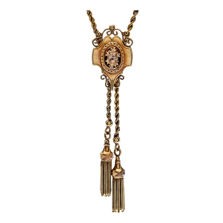 Antique Victorian Tassel Necklace