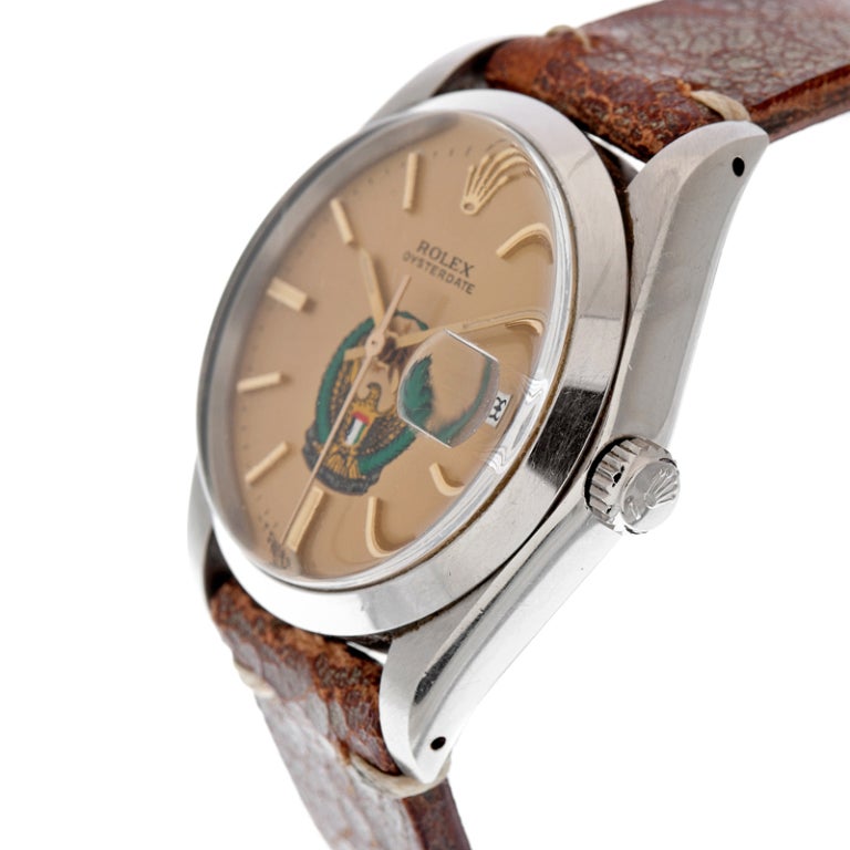 A unique novelty to add to your watch wardrobe, this 1970s stainless steel 