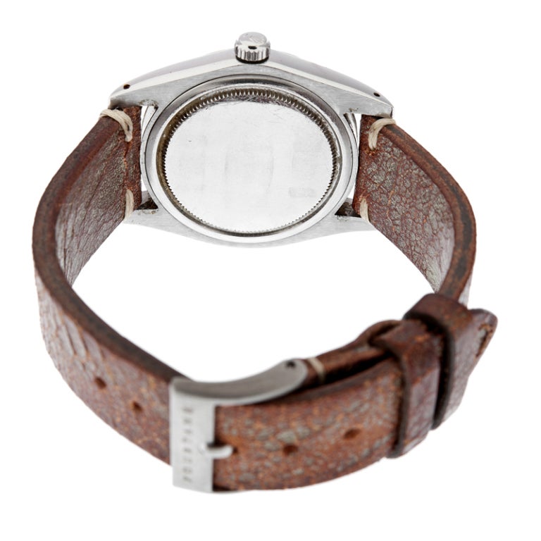 ROLEX Stainless Steel UAE Crest Oysterdate circa 1970s 1