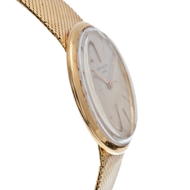 Women's PATEK PHILIPPE Yellow Gold Wristwatch Ref 2590 with Integral Associated Bracelet