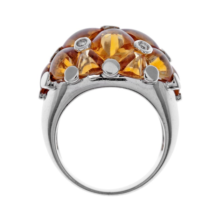 honeycomb diamond setting