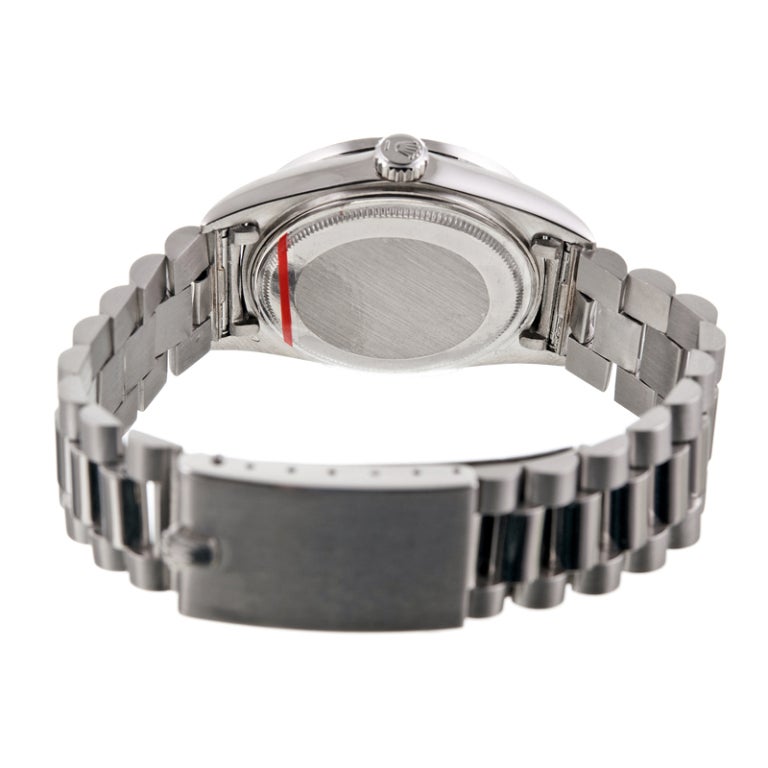 ROLEX Platinum and Diamond Day-Date Wristwatch Ref 1804 circa 1967 1