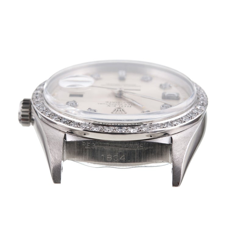ROLEX Platinum and Diamond Day-Date Wristwatch Ref 1804 circa 1967 2