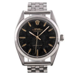 ROLEX Stainless Steel Everest Wristwatch Ref 5504 circa 1950s