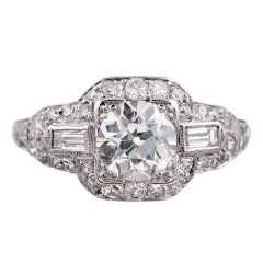 .93ct Old European Cut  Engagement Ring