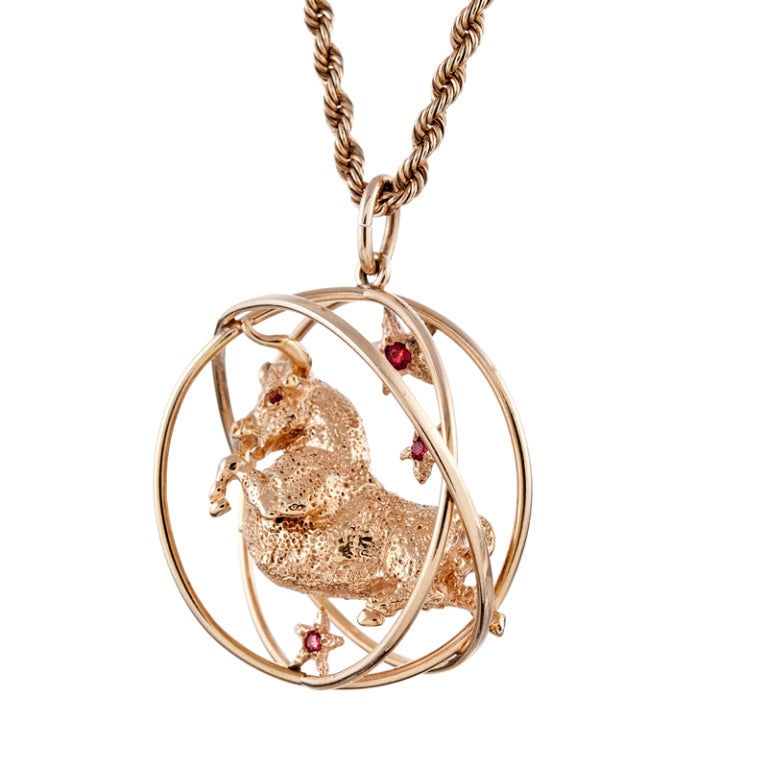 Women's WILLIAM RUSER Stylized Taurus Pendant