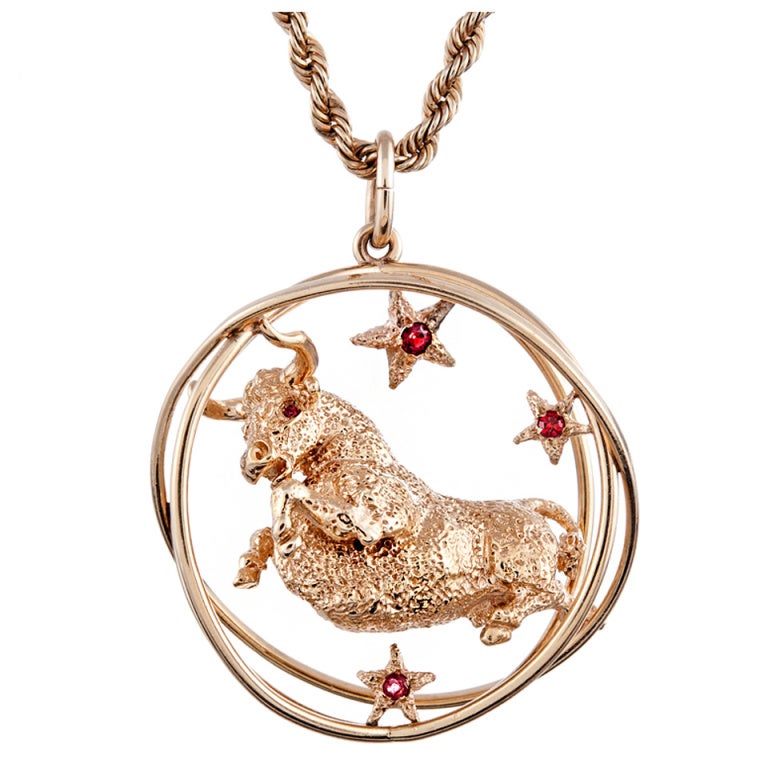 WILLIAM RUSER Stylized Taurus Pendant